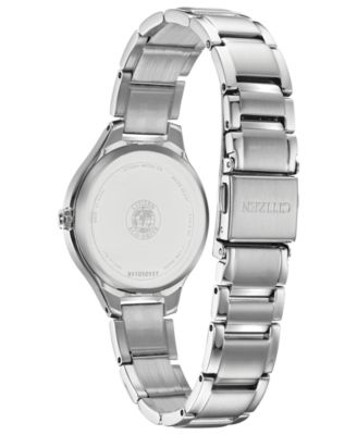 Eco-Drive Women's Corso Diamond-Accent Stainless Steel Bracelet Watch 29mm