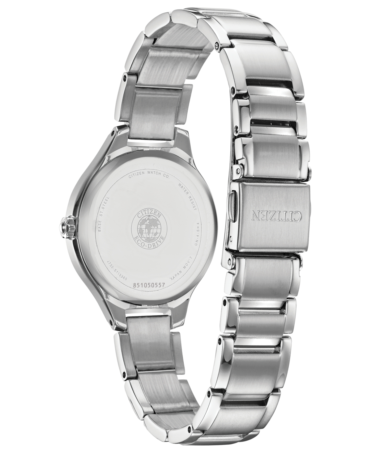 Citizen Eco-Drive Women's Corso Diamond-Accent Stainless Steel Bracelet Watch 29mm