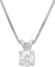 Diamond solitaire necklace macys new arrivals
