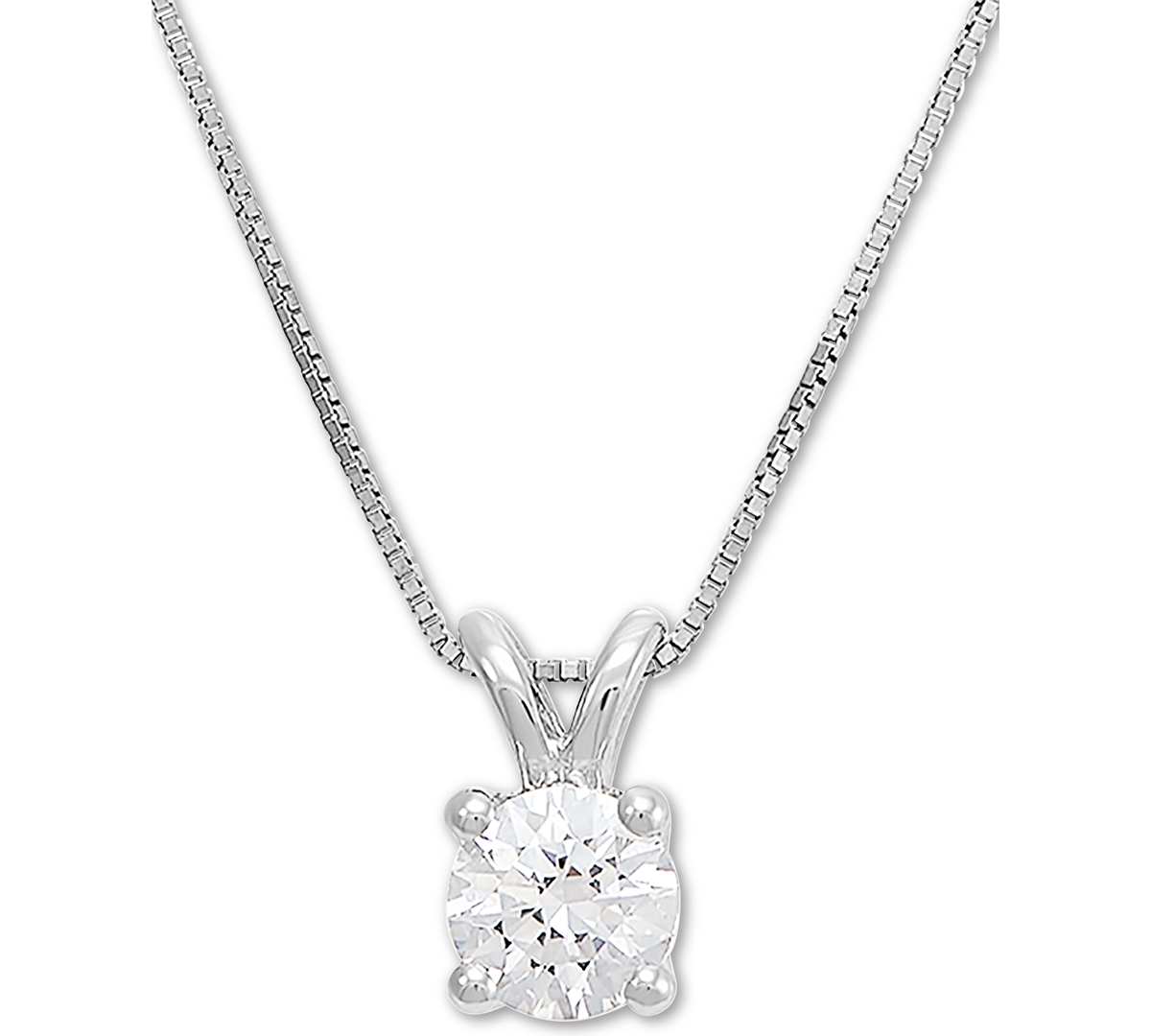 Grown With Love Igi Certified Lab Grown Diamond Solitaire 18" Pendant Necklace (1/2 ct. t.w.) in 14k White Gold or 14k Gold
