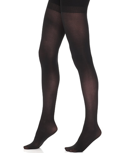 Berkshire Shaping Firm All the Way Opaque Butt Booster with Control Top Tights 5053