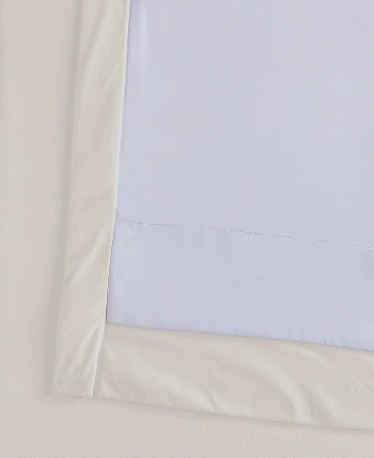 Half Price Drapes Alabaster Beige Signature Velvet Blackout Curtain In Beige,tan