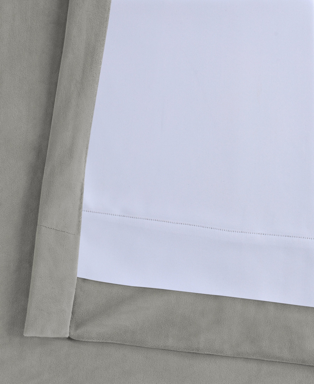 Half Price Drapes Silver Grey Signature Extra Wide Velvet Blackout Curtain In Grey