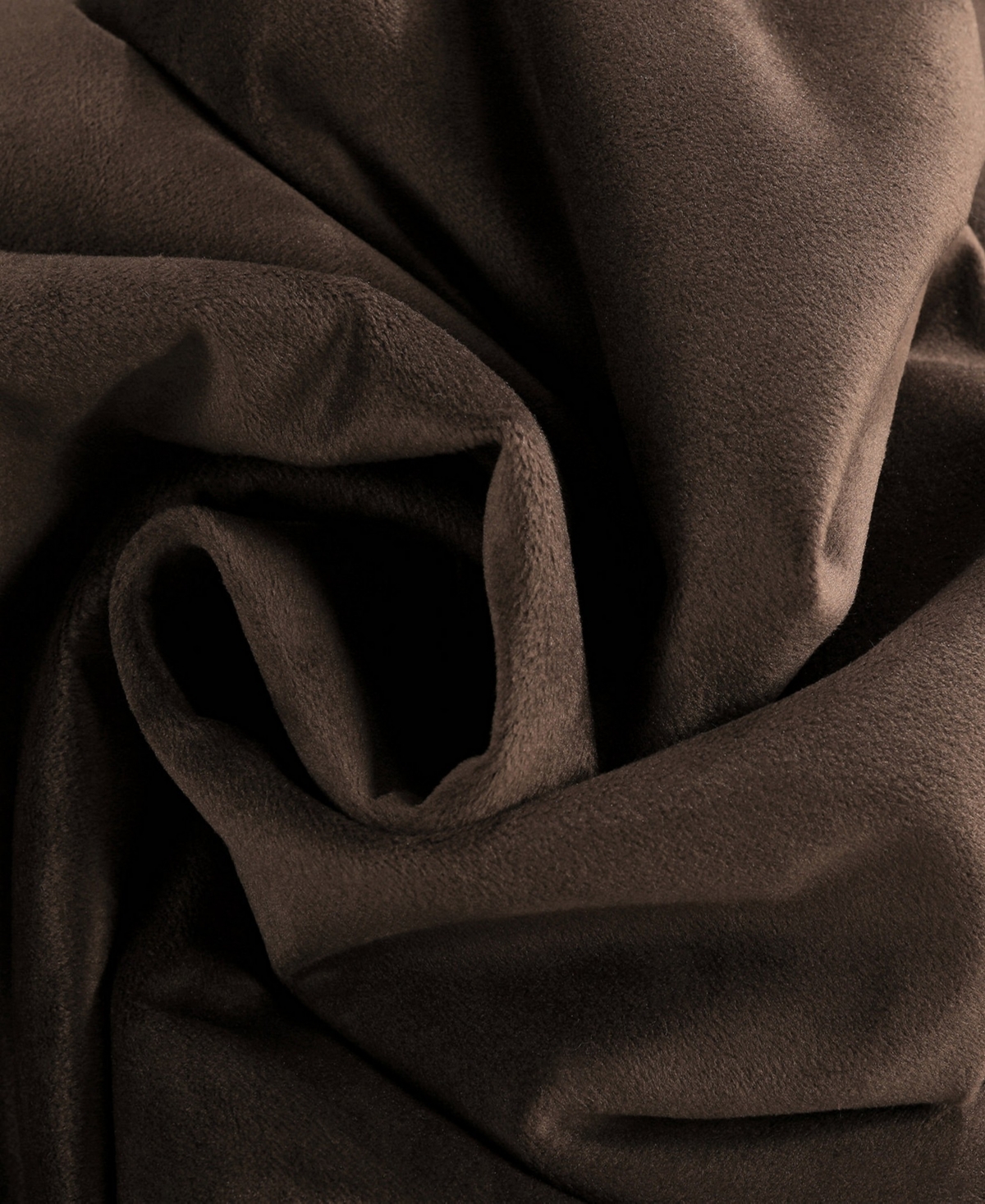 Half Price Drapes Java Signature Extra Wide Velvet Blackout Curtain In Brown