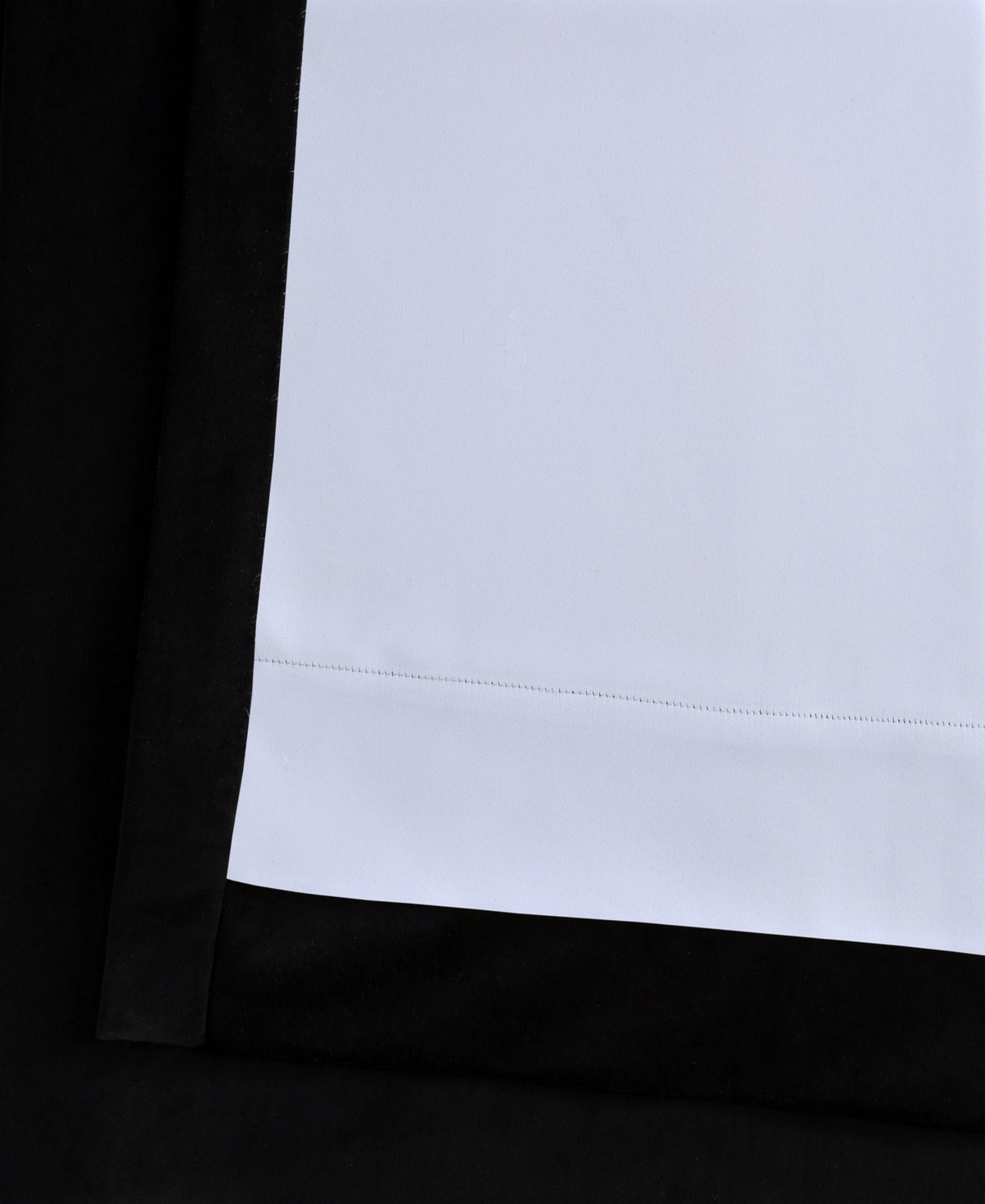 Half Price Drapes Black Signature Extra Wide Velvet Blackout Curtain In Black