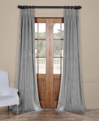 French Pleat Signature Velvet Blackout Curtain