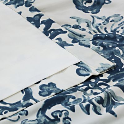 Floral Printed Cotton Room Darkening Curtain