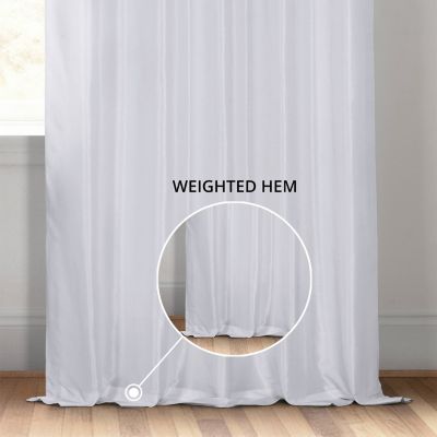 Vintage Textured Faux Dupioni Silk Blackout Curtain