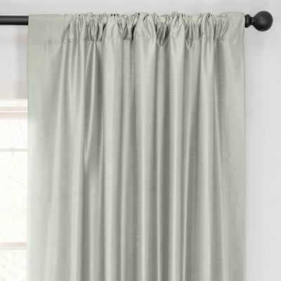 Vintage Textured Faux Dupioni Silk Blackout Curtain