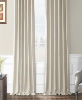 Fresh Khaki French Linen Room Darkening Curtain