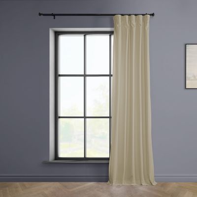 Heritage Plush Velvet Room Darkening Curtain