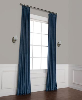 Heritage Plush Velvet Room Darkening Curtain