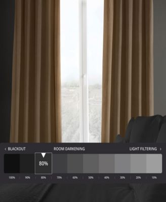 Heritage Plush Velvet Room Darkening Curtain