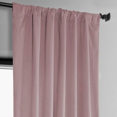 Heritage Plush Velvet Room Darkening Curtain