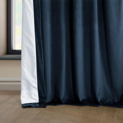 Heritage Plush Velvet Room Darkening Curtain