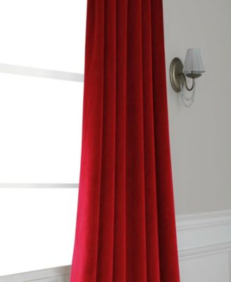 Heritage Plush Velvet Room Darkening Curtain