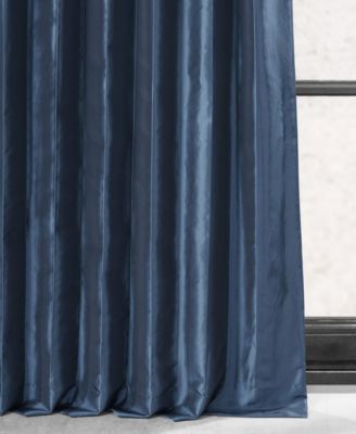 Faux Silk Taffeta Blackout Curtain
