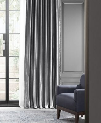 Faux Silk Taffeta Blackout Curtain