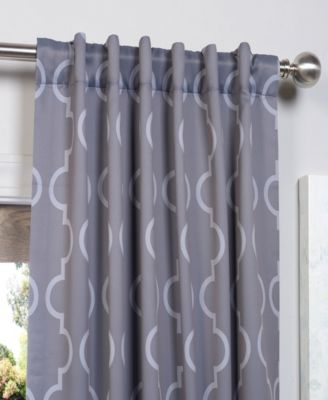 Seville Geometric Room Darkening Curtain