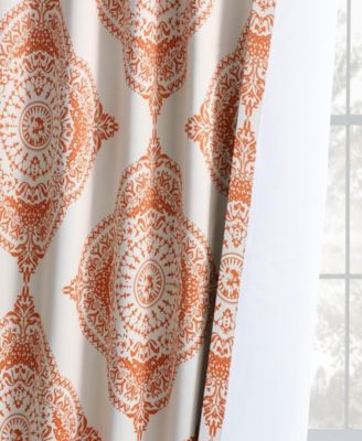 Henna Emblem Room Darkening Curtain