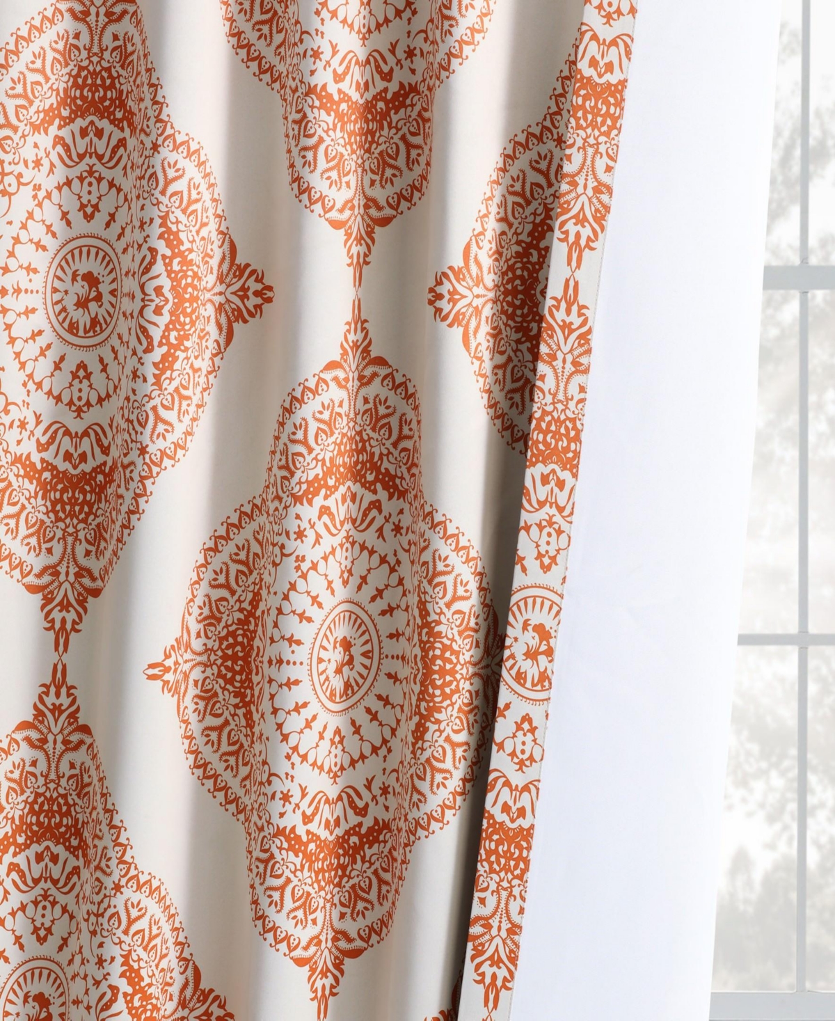 Half Price Drapes Henna Emblem Room Darkening Curtain