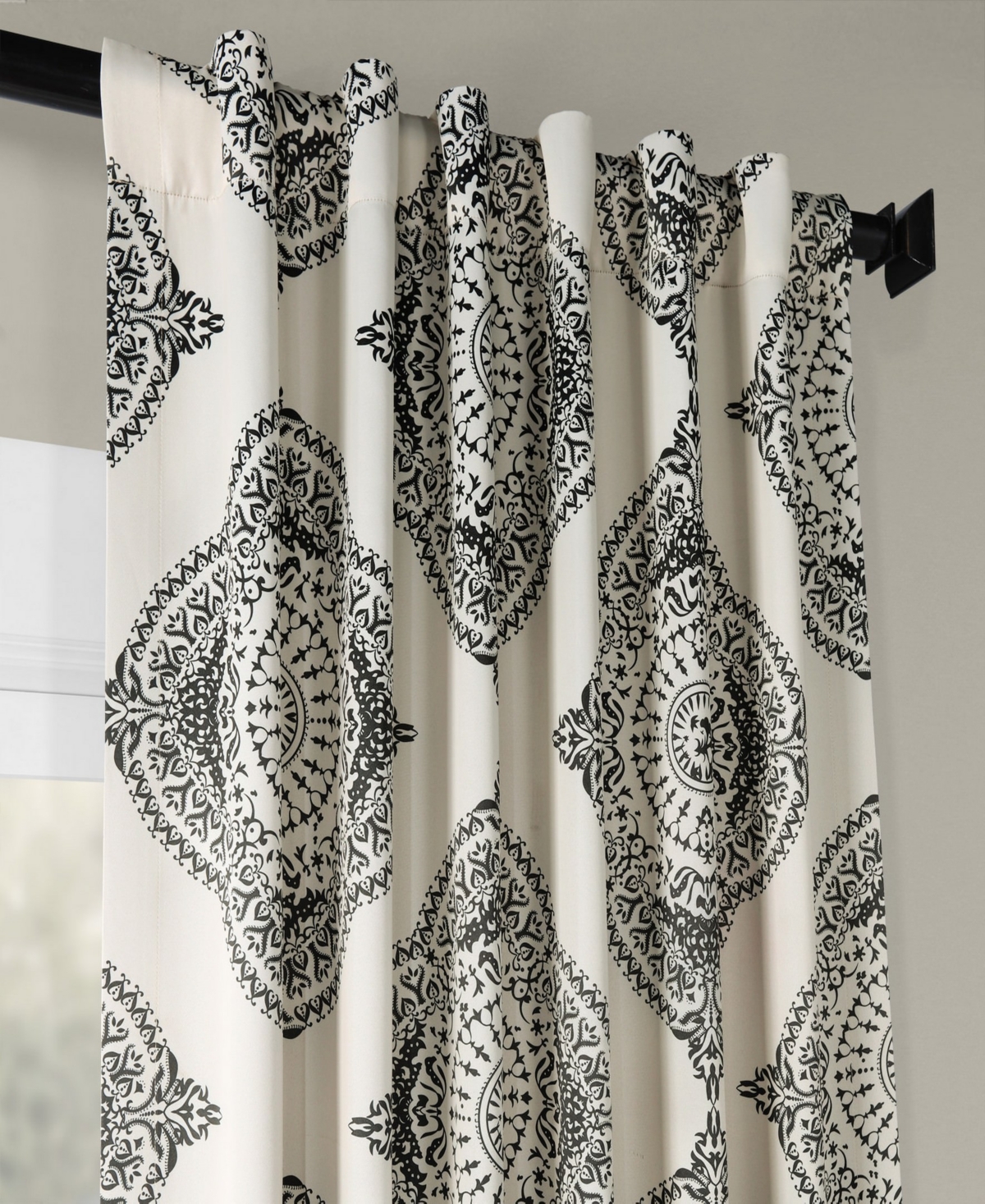 Half Price Drapes Henna Emblem Room Darkening Curtain