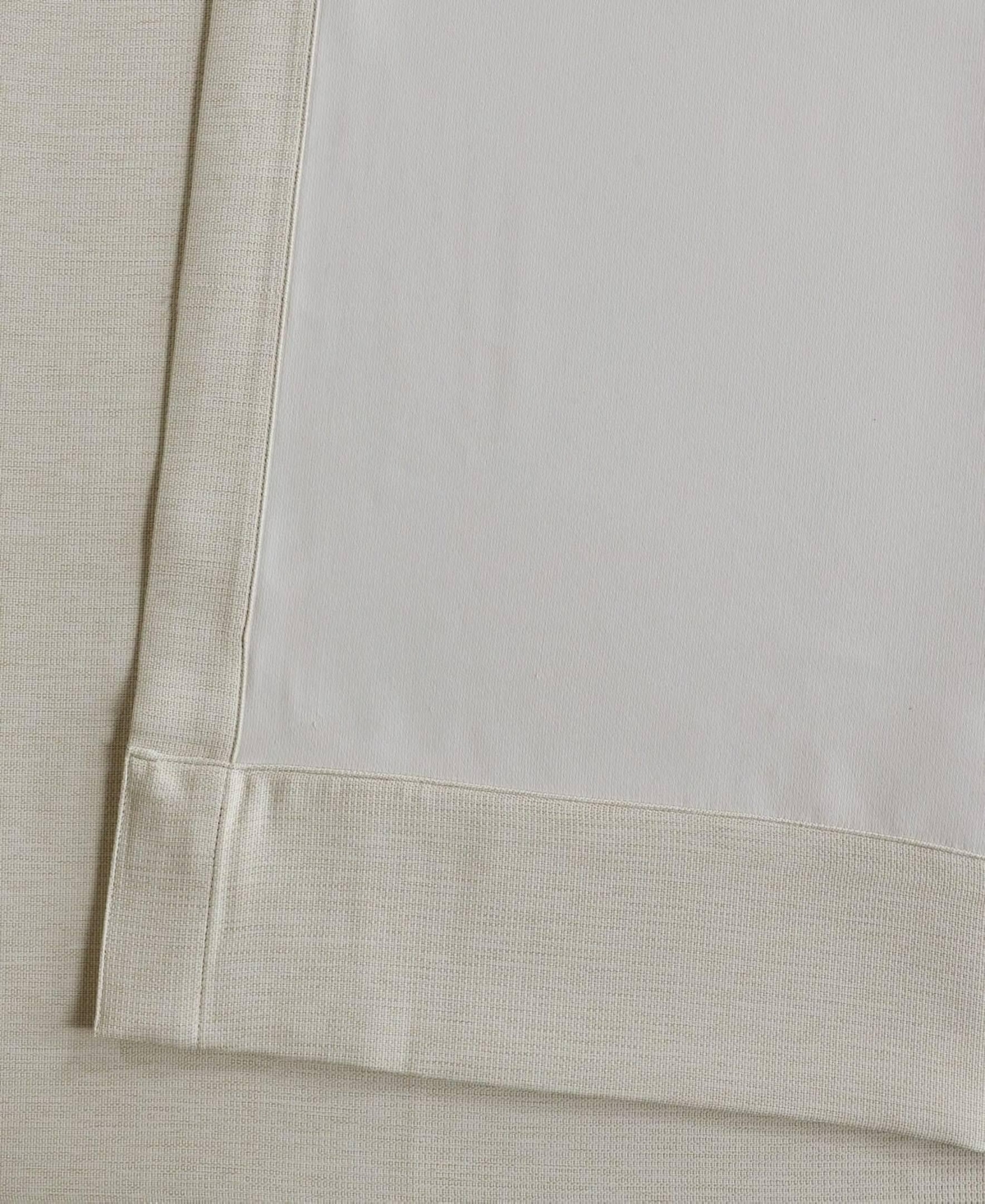 Half Price Drapes Grommet Bellino Textured Faux Linen Room Darkening Curtains For Bedroom & Living Room Curtains(1 Panel