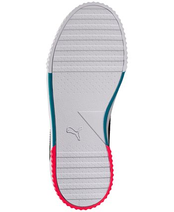 Women's carina leather casual sneakers from finish cheap line