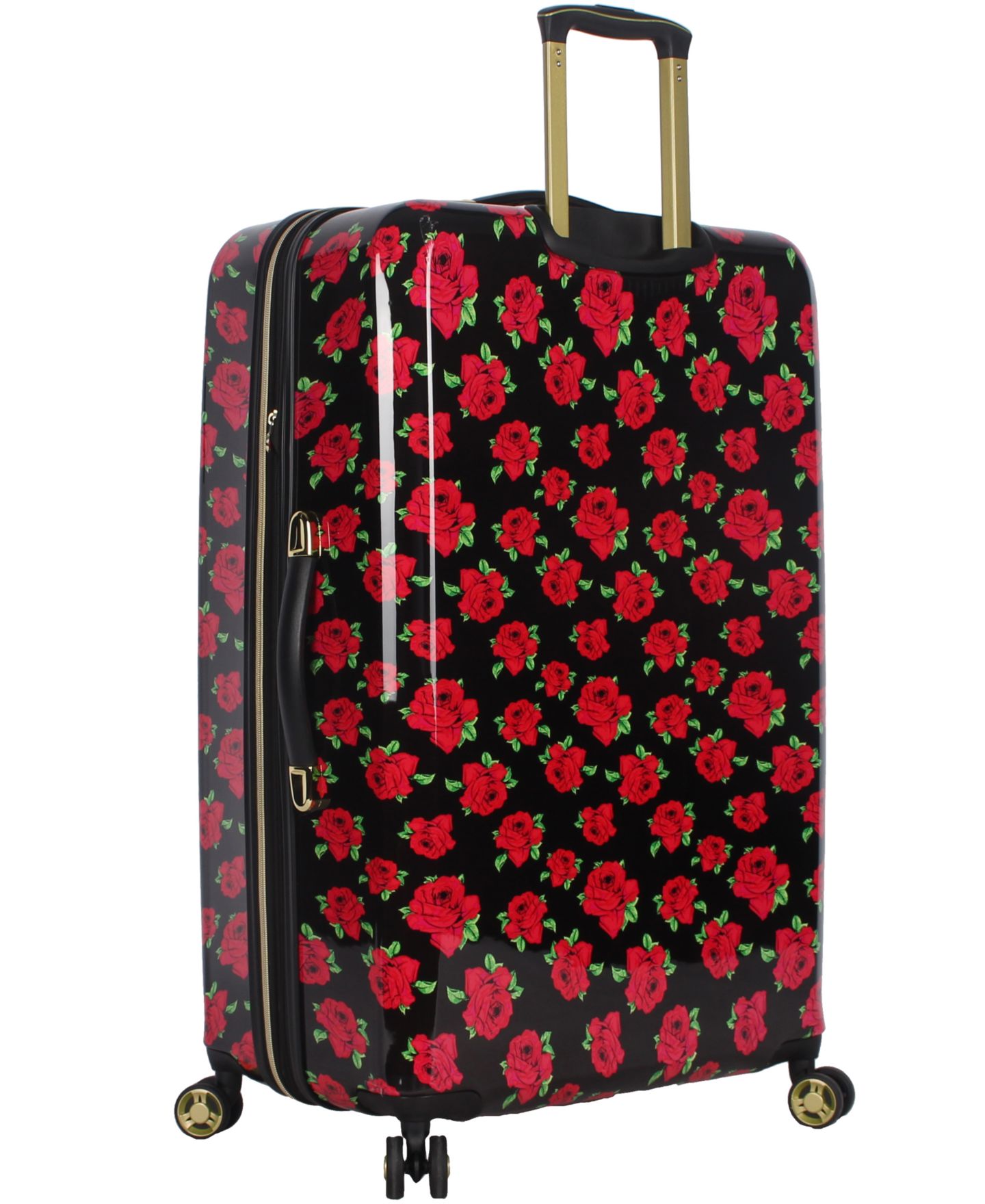 Чемодан Betsey Johnson Large Check-in Spinner, цвет: Covered Roses — фото 4