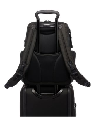 極美品　TUMI ALPHA BRAVO NATHAN Tumi Alpha Bravo Nathan Leather Laptop Backpack - Black