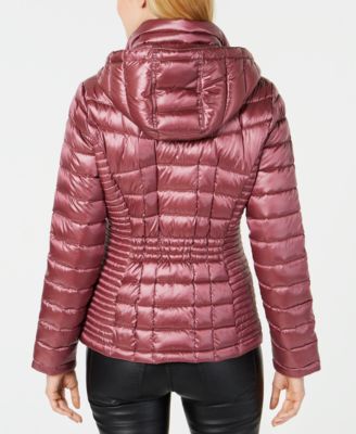 macy's calvin klein packable down jacket