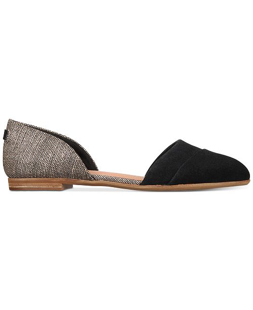toms jutti flats black