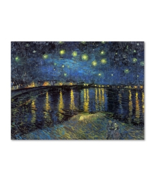 Trademark Global Vincent Van Gogh 'the Starry Night Ii' Canvas Art In Multi