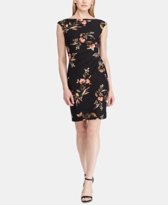 ralph lauren floral jersey dress