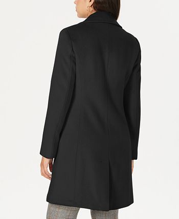 Calvin Klein Women\'s Blend Coat - Single-Breasted Macy\'s Wool