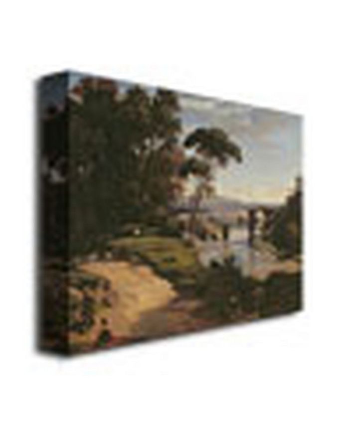 Trademark Global Jean Baptiste Corot 'The Bridge at Narni' Canvas Art ...