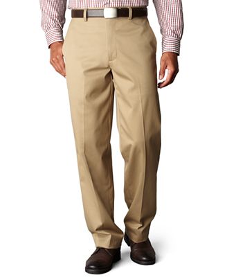 Dockers Signature Khaki Relaxed Fit Flat Front Pants, Limited ...