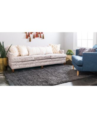Solid Shag SS1 8' x 10' Area Rug