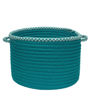 Colonial Mills Houndstooth Bright Edge Braided Storage Basket