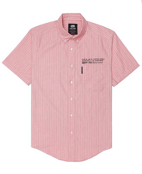 Ecko Unltd Men S Rr Stripe Woven Shirt Reviews Casual Button