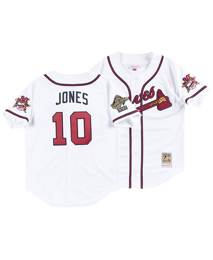 Chipper Jones Atlanta Braves Jersey Number Kit, Authentic Home Jersey Any  Name or Number Available at 's Sports Collectibles Store