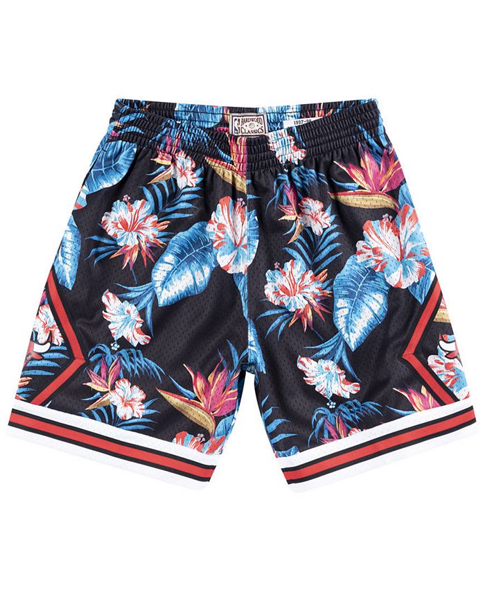 Mitchell and ness floral shorts clearance