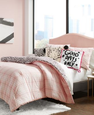 Betsey Johnson Betseys Plaid Comforter Set, King - Macy's