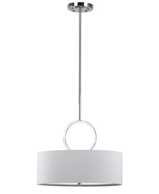 Debonair 3 Light Ring 18"D Drum Adjustable Pendant  
