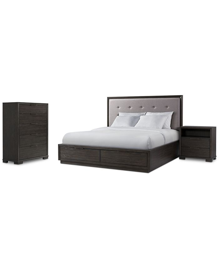 Furniture Storage Bedroom Furniture, 3Pc. Set (King Bed