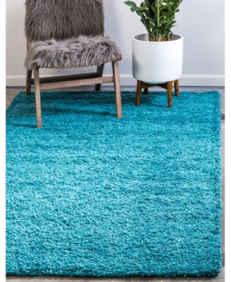 Solid Shag SS1 5' x 8' Area Rug