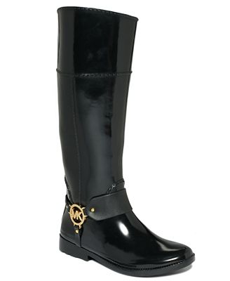 MICHAEL Michael Kors Fulton Harness Rain Boots - Boots - Shoes - Macy&#39;s