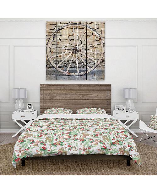 Design Art Designart Christmas Decoration In Illustration Cabin