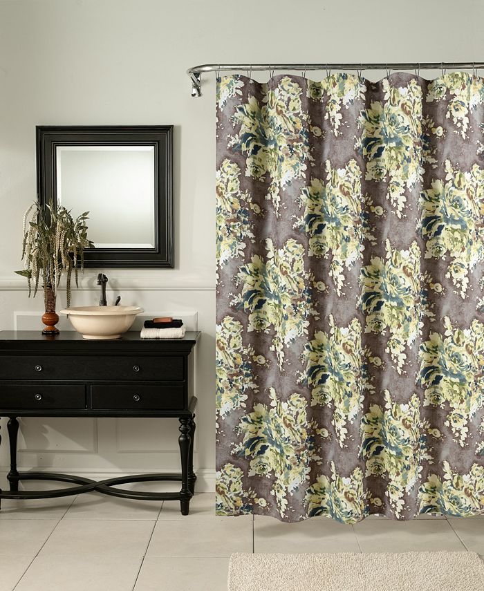 M.Style Vintage Rose Shower Curtain Macy's