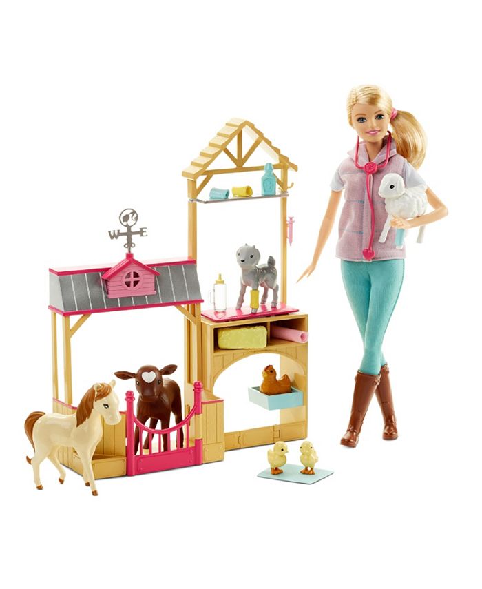 barbie vet table
